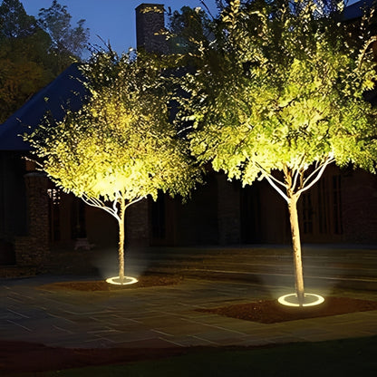 Warm White LED Landscape Spotlight with Ground Stake and Weatherproof Housing