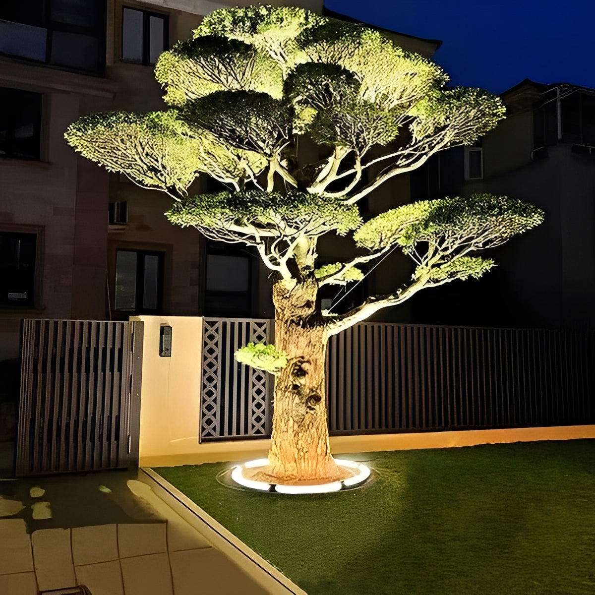 Warm White LED Landscape Spotlight with Ground Stake and Weatherproof Housing