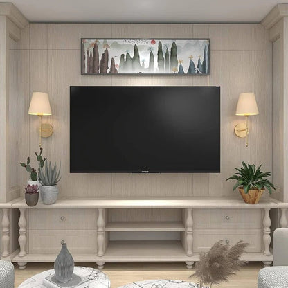 Cordless Wall Sconce with Adjustable Brightness and Remote Control, 630 Lumens