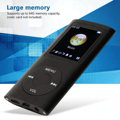 Portable MP3 Player with Lossless Audio and 1.8 Inch LCD Screen