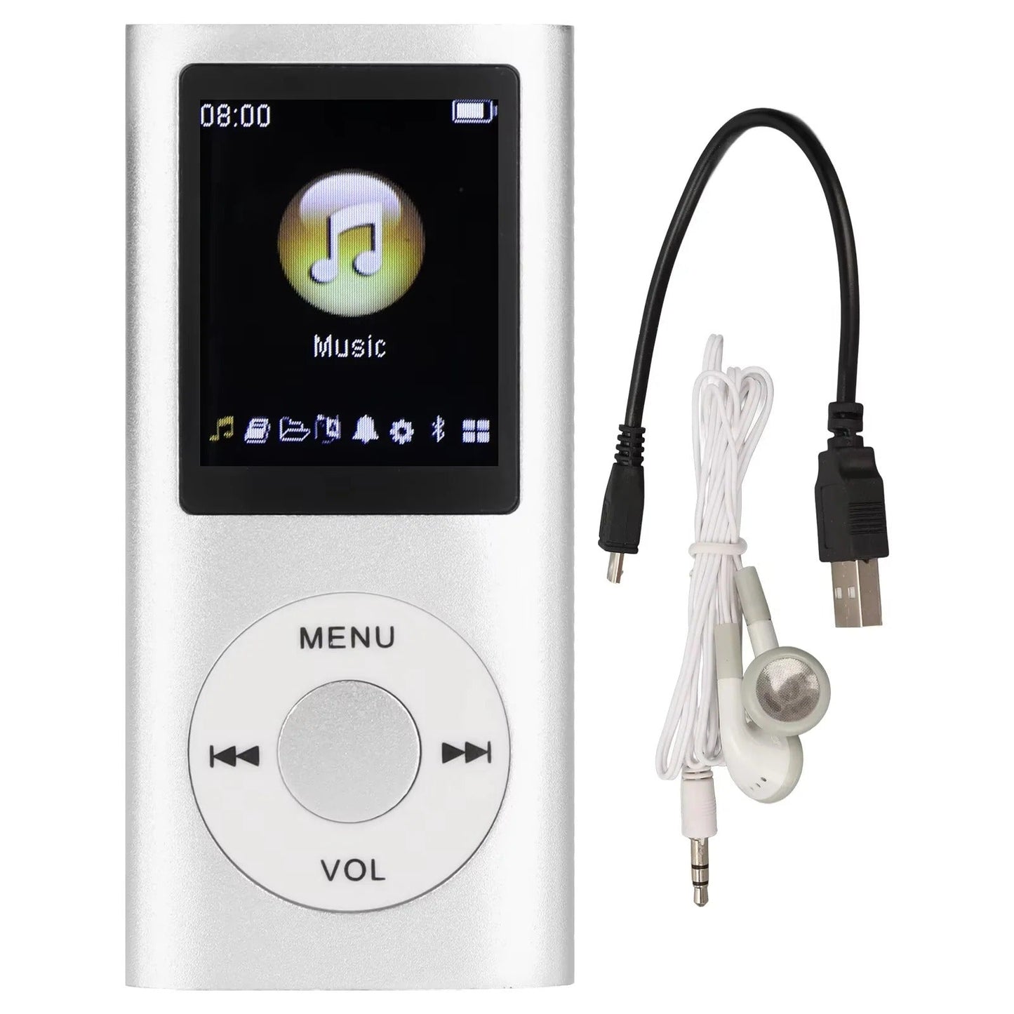 Portable MP3 Player with Lossless Audio and 1.8 Inch LCD Screen