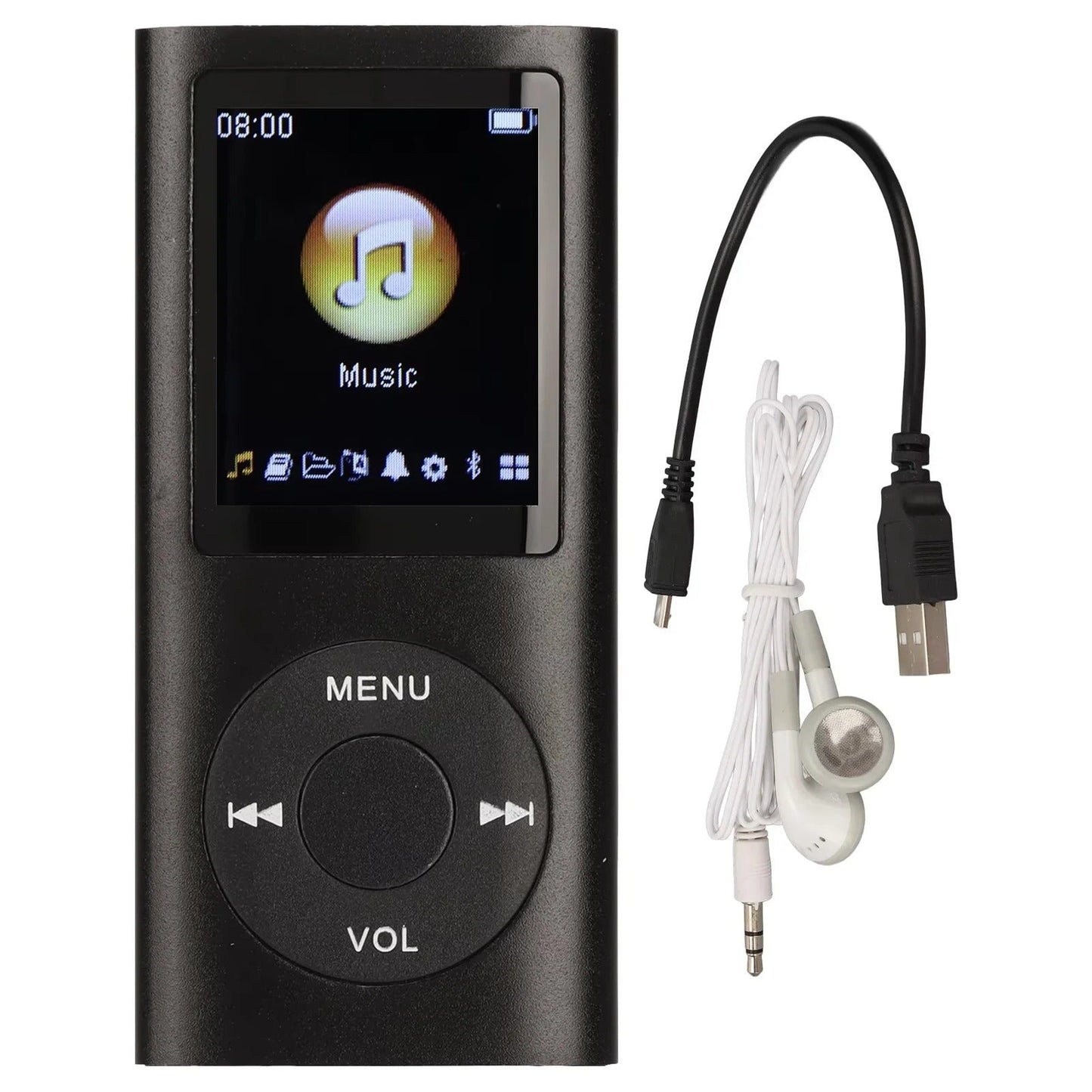 Portable MP3 Player with Lossless Audio and 1.8 Inch LCD Screen