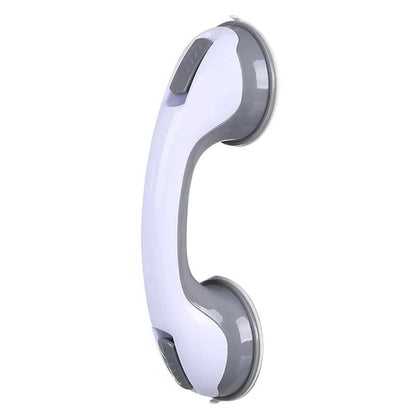 Bathroom Safety Handle with Dual Suction Cups and Locking Latches