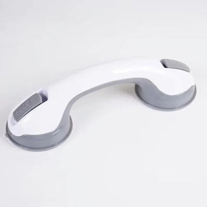 Bathroom Safety Handle with Dual Suction Cups and Locking Latches