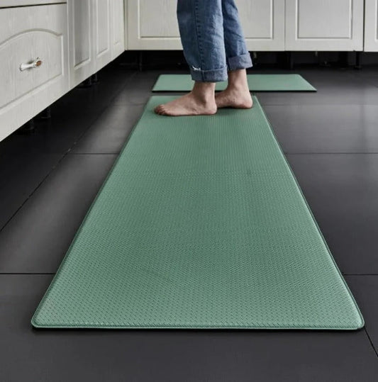 Anti-Fatigue Kitchen Mat with Dense Foam Cushioning and Textured Rubber Base
