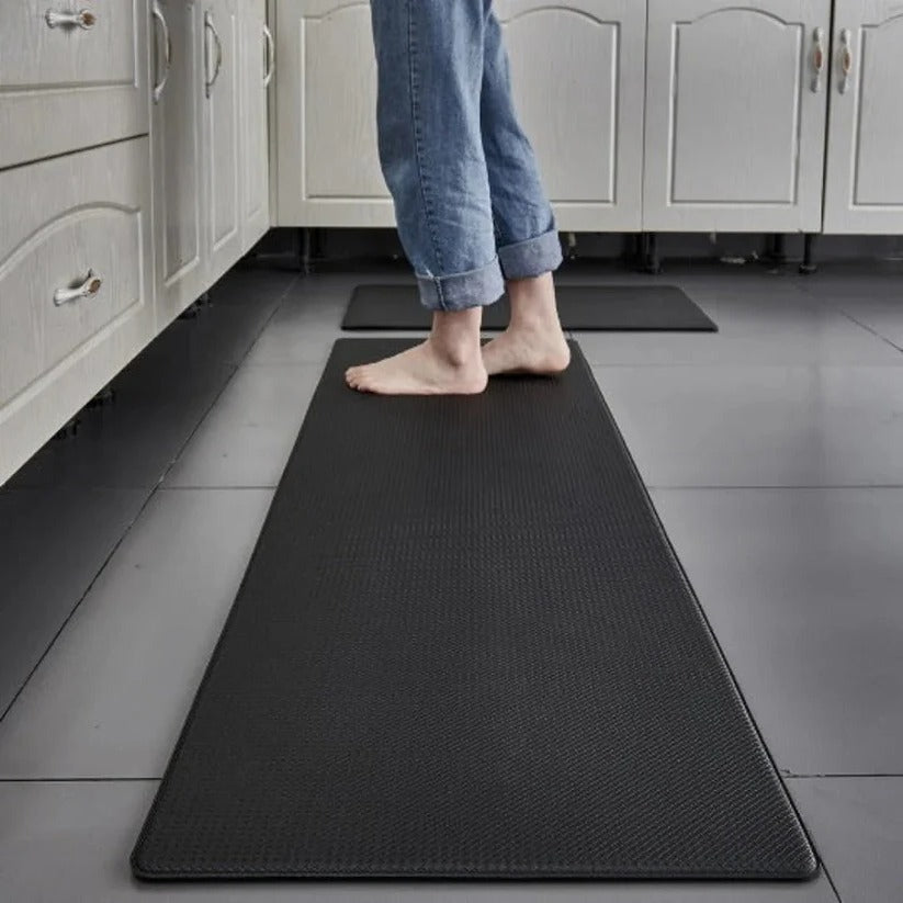 Anti-Fatigue Kitchen Mat with Dense Foam Cushioning and Textured Rubber Base
