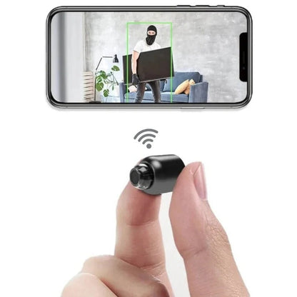 Compact HD Security Camera with Night Vision and Motion Detection, WiFi Remote Monitoring