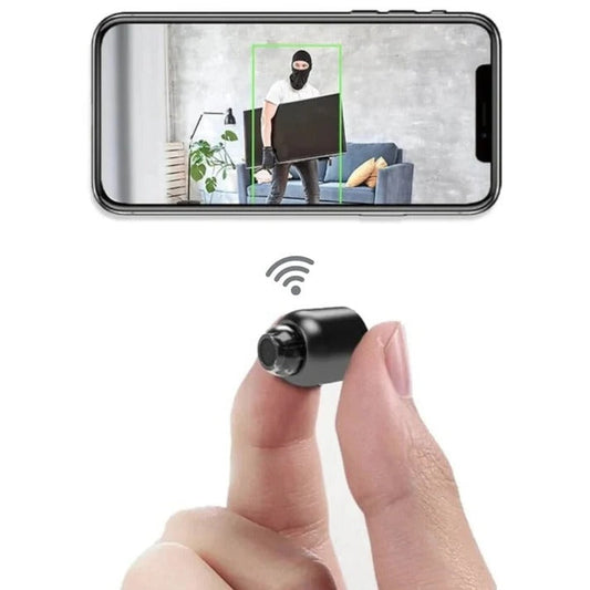 Compact HD Security Camera with Night Vision and Motion Detection, WiFi Remote Monitoring