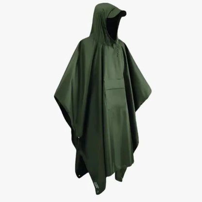 Lightweight Packable Rain Poncho for Outdoor Use