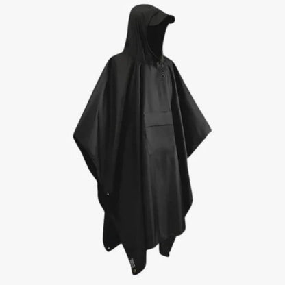 Lightweight Packable Rain Poncho for Outdoor Use