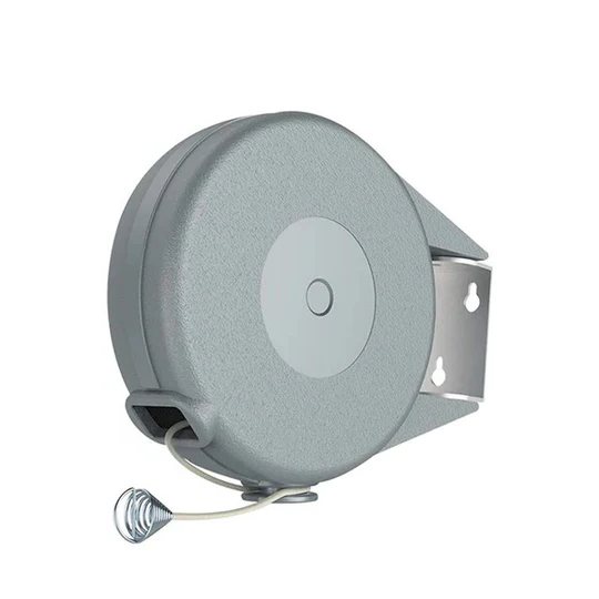 Wall-Mounted Retractable Clothesline – 180° Swivel Drying Rack