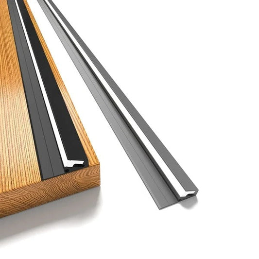 Under Cabinet LED Strip Light with 45-Degree Beam and Customizable Length, Aluminum Housing