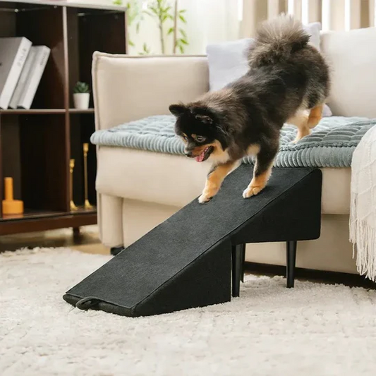 Convertible Dog Ramp & Steps, Non-Slip Pet Climbing Aid