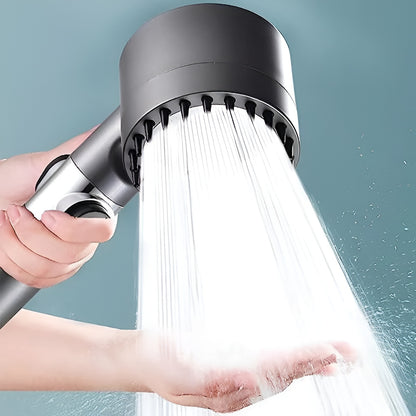 Pressure Boosting Showerhead with 9 Layer Filtration and Push Button Control