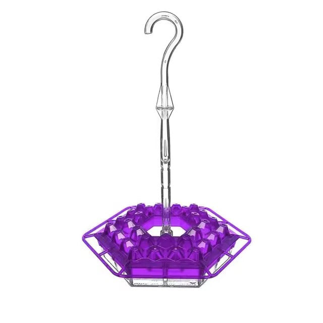 Hummingbird Feeder with Ant Moats and 30 Flower Ports, UV Resistant Polycarbonate