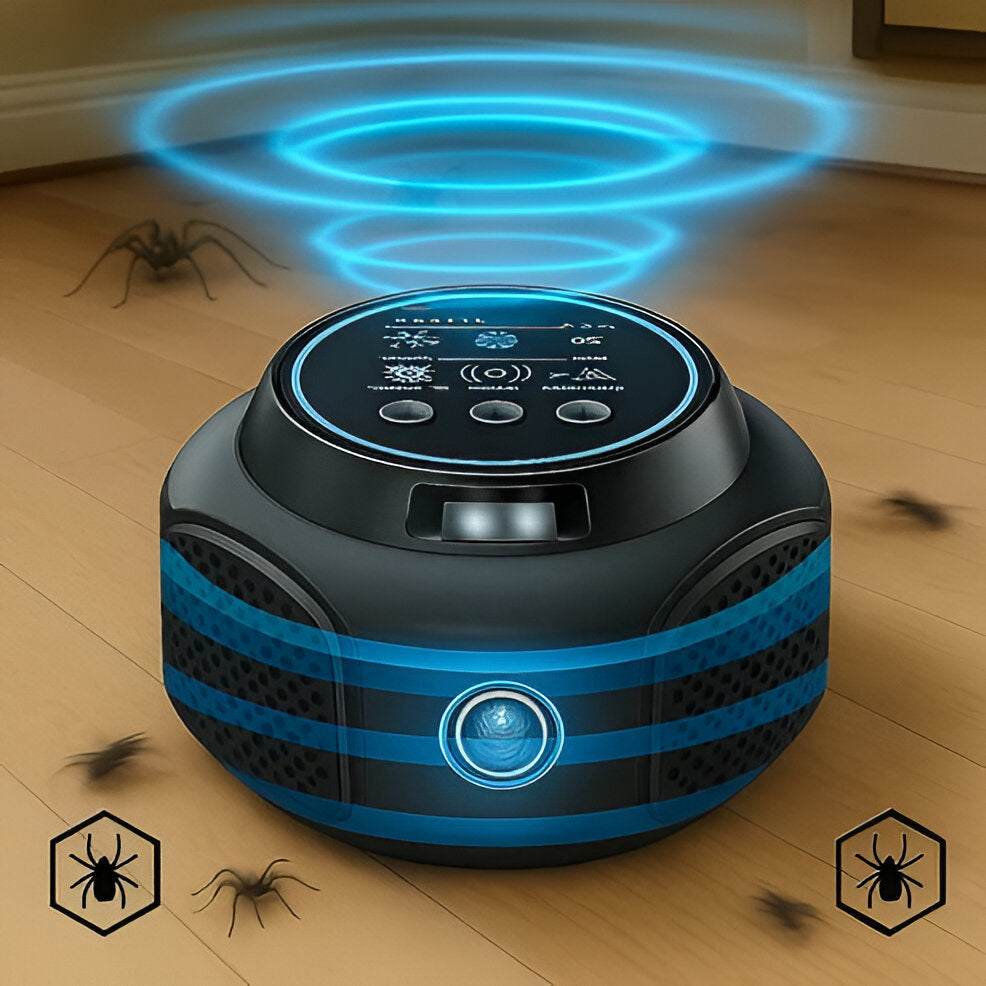 Ultrasonic Pest Repeller with 25-45 KHz Frequency and Silent Operation, 3200 Sq Ft Coverage