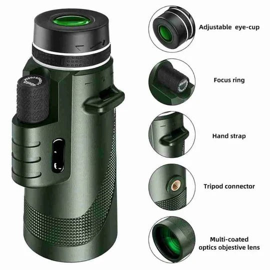 Compact Handheld Monocular – Lightweight Viewing Scope