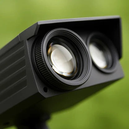 Solar Spot Light with Adjustable Zoom Lens and RGB Color Modes, IP65 Waterproof