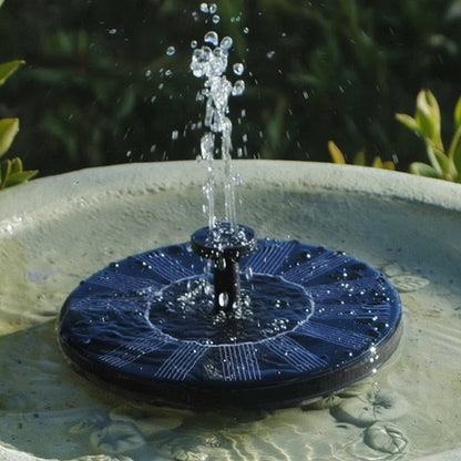 Solar Water Fountain Pump with Multiple Nozzles for Ponds and Birdbaths