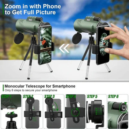 Compact Handheld Monocular – Lightweight Viewing Scope