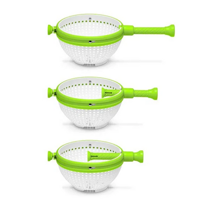 Salad Spinner with Drain Bowl – Easy Dual-Function Colander