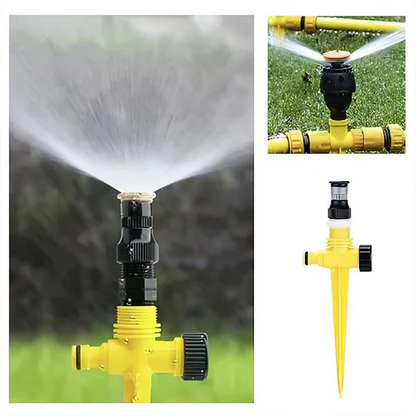 360° Rotating Garden Lawn Sprinkler with Adjustable Spray