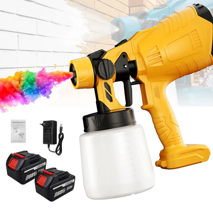 Portable Cordless Paint Sprayer for DIY and Professional Use