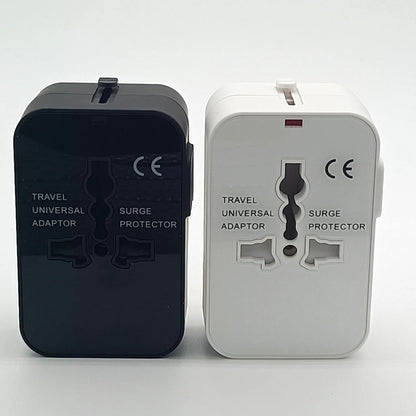 International Travel Adapter with Dual USB Ports and Dual Voltage Support