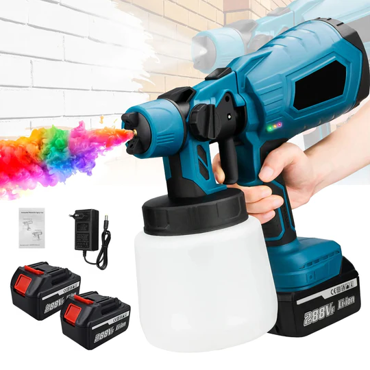 Portable Cordless Paint Sprayer for DIY and Professional Use