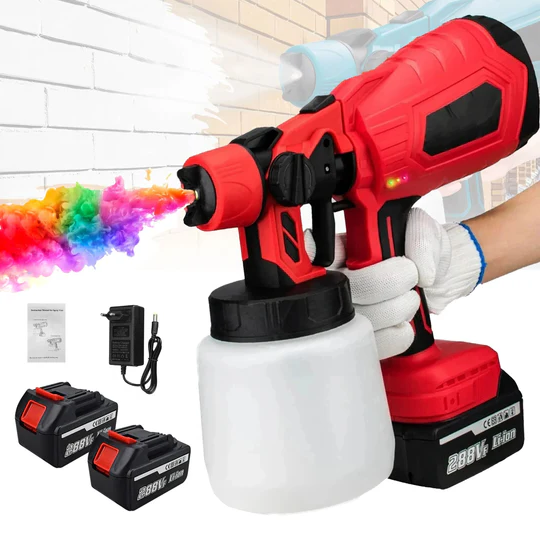 Portable Cordless Paint Sprayer for DIY and Professional Use