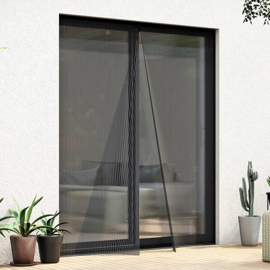 Magnetic Mesh Door Screen – Easy Install Mosquito Net