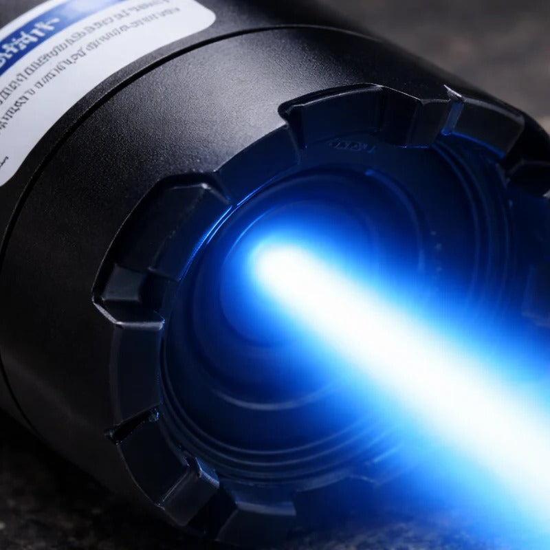 Blue Laser Torch with Adjustable Lens and Long-Range Signaling, Rechargeable