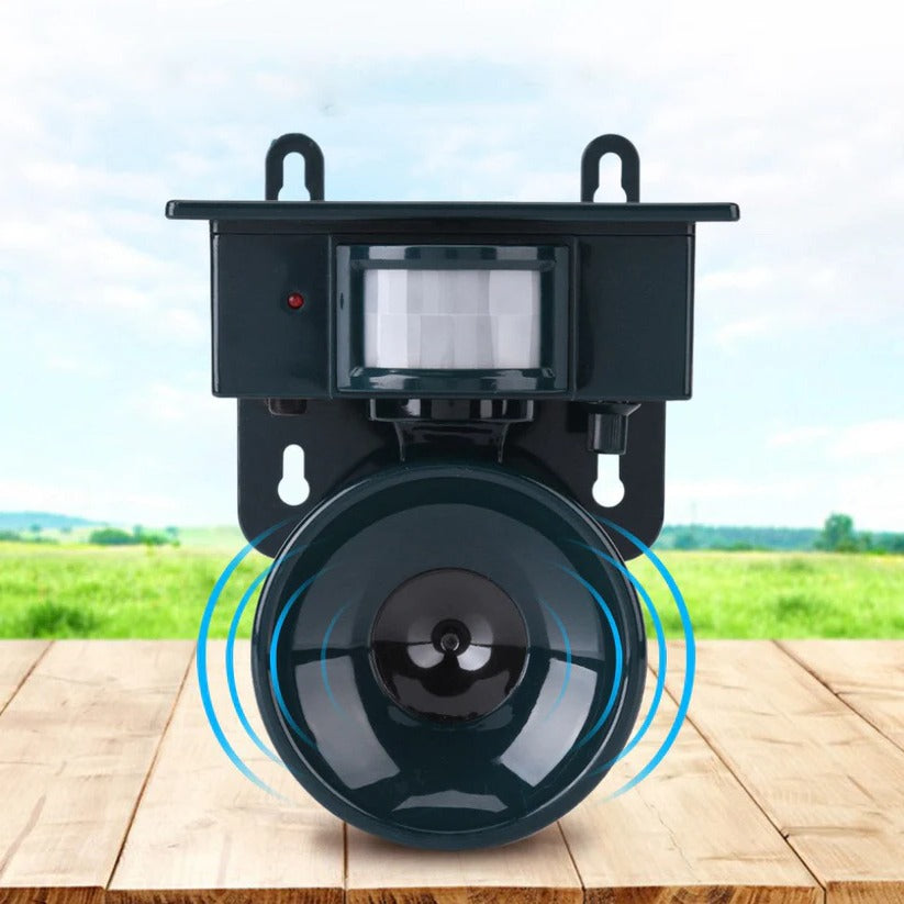 Solar Powered Motion Activated Outdoor Bird Deterrent Device