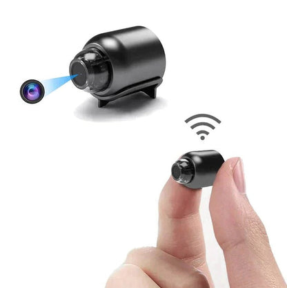 Compact HD Security Camera with Night Vision and Motion Detection, WiFi Remote Monitoring