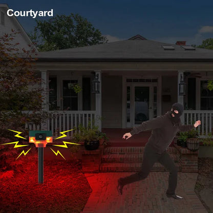 Solar-Powered 360° Repeller for Pigeons, Birds, and Wild Animals