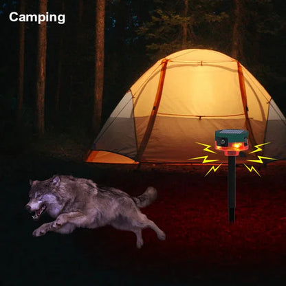 Solar-Powered 360° Repeller for Pigeons, Birds, and Wild Animals