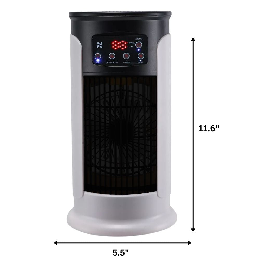 Portable Air Cooling Unit with Six Speed Settings and Swing Mode, 300ml Tank