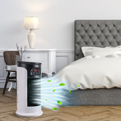 Portable Air Cooling Unit with Six Speed Settings and Swing Mode, 300ml Tank