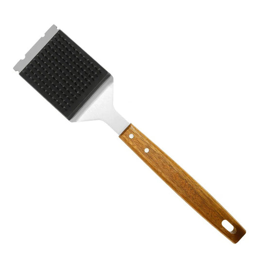 Long Handle Barbecue Grill Brush with Scraper
