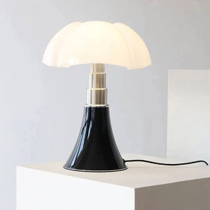 Touch-Controlled Dimmable LED Table Lamp with Adjustable Petal Design