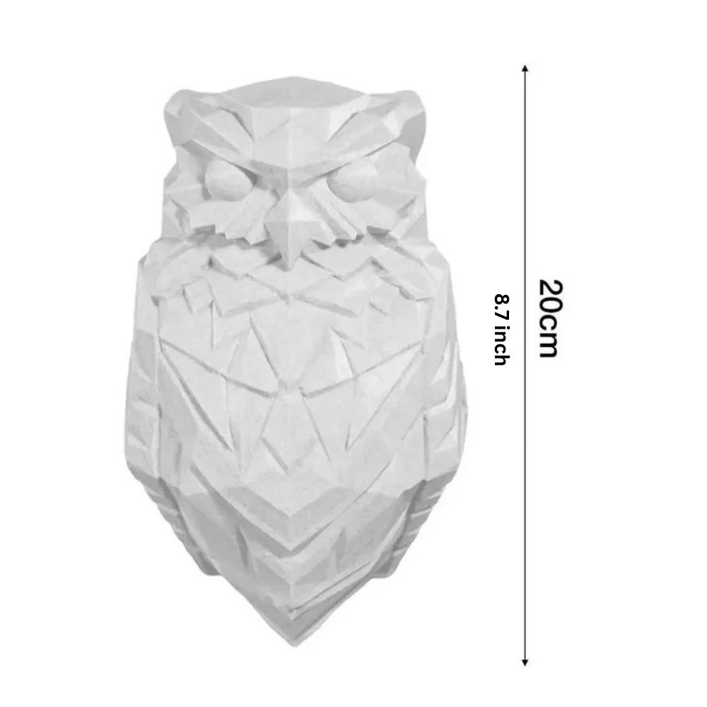 Wall Mounted Bird Silhouette Light with 3D Wing Projection and Warm LED