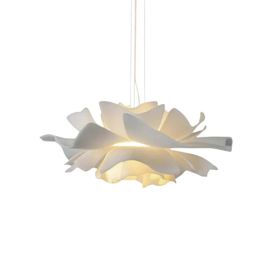 Dimmable Floral Pendant Light with Petal Design for Living Room, Dining Room and Bedroom