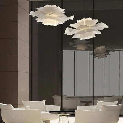 Dimmable Floral Pendant Light with Petal Design for Living Room, Dining Room and Bedroom