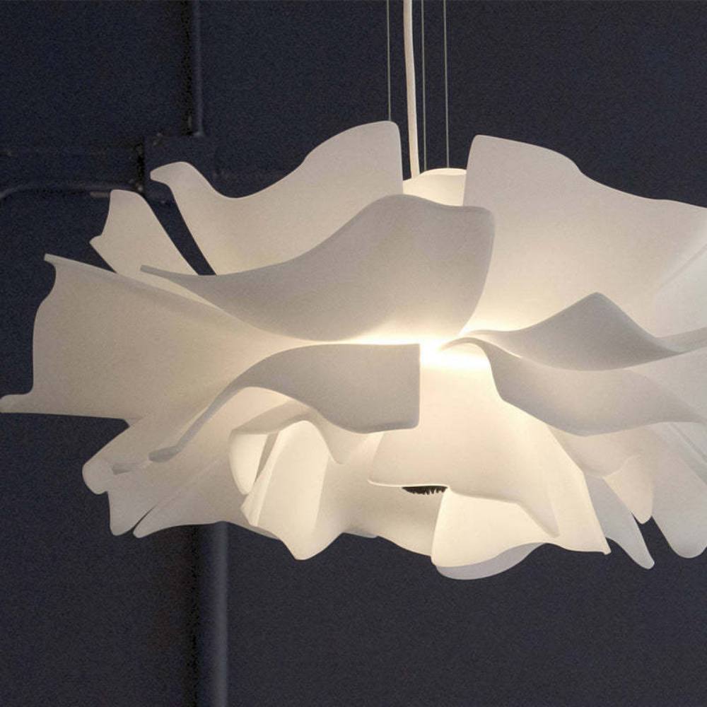 Dimmable Floral Pendant Light with Petal Design for Living Room, Dining Room and Bedroom