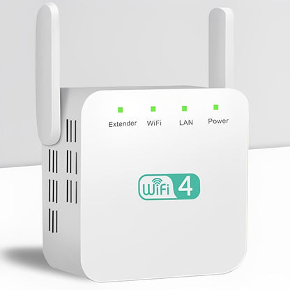 WiFi Network Repeater with Wall Penetrating Antenna and Multi-Device Support