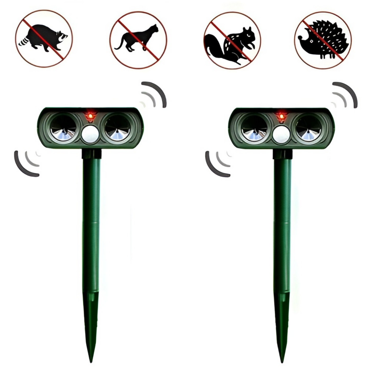 Motion Activated Ultrasonic Deer Repeller with Solar Power and Waterproof Design