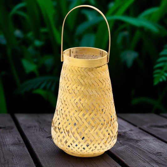 Elyndo Bamboo Style Outdoor Living Lantern
