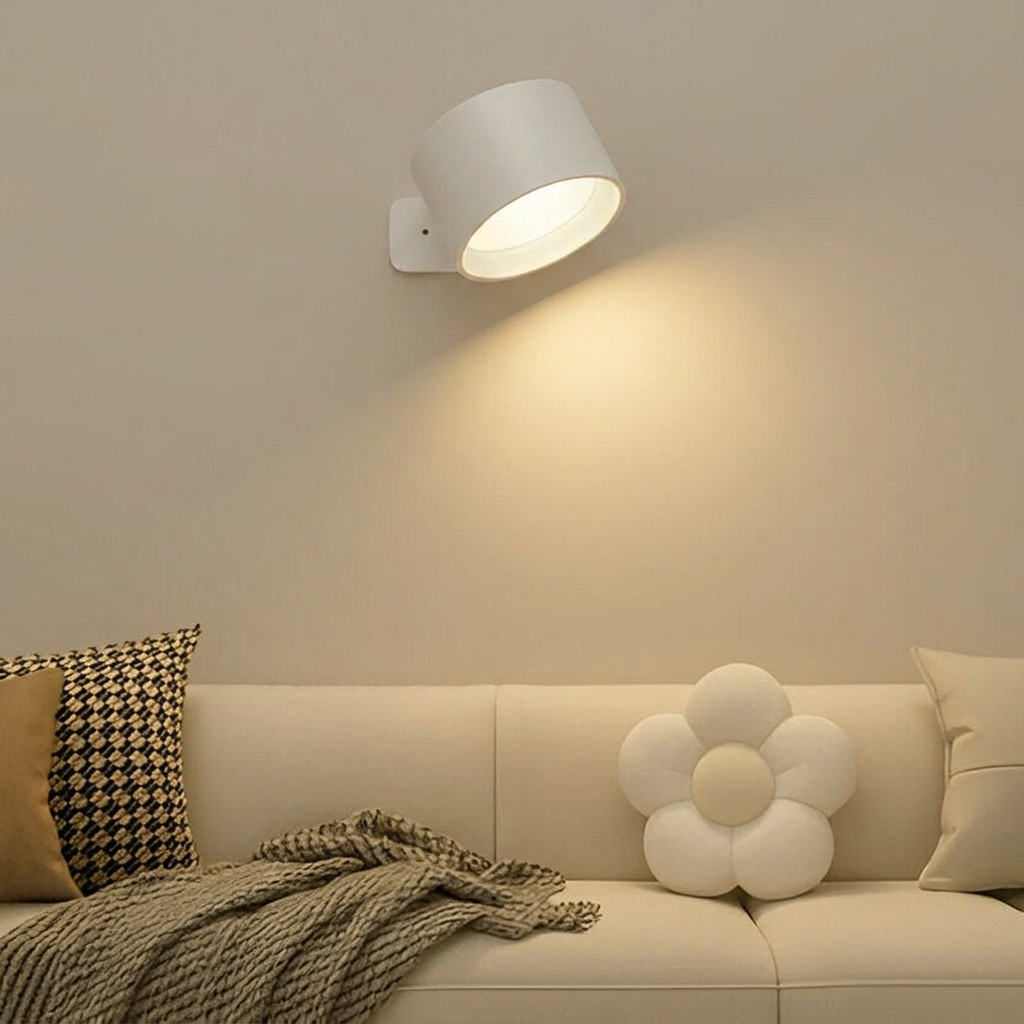 Adjustable LED Wall Light with Touch Control and 3 Color Temperatures