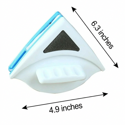 Magnetic Window Cleaner with Dual-Sided Microfiber Pads and Synchronized Cleaning